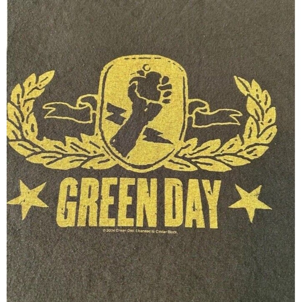 Vintage Green Day Band Shirt Mens XL Music American Idiot Tour 2004 Concert Rare